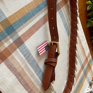 Nautical letter and cotton belt